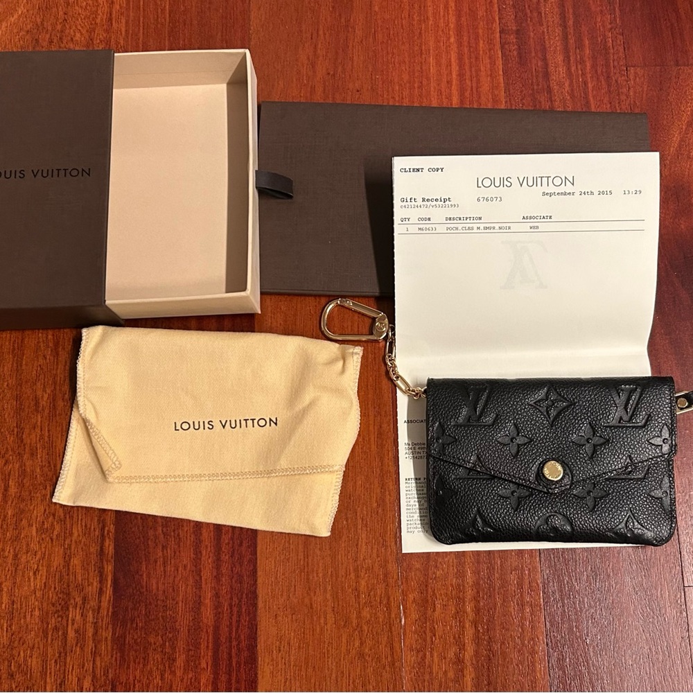 Louis Vuitton Empreinte Key Pouch Marine Rouge - Black